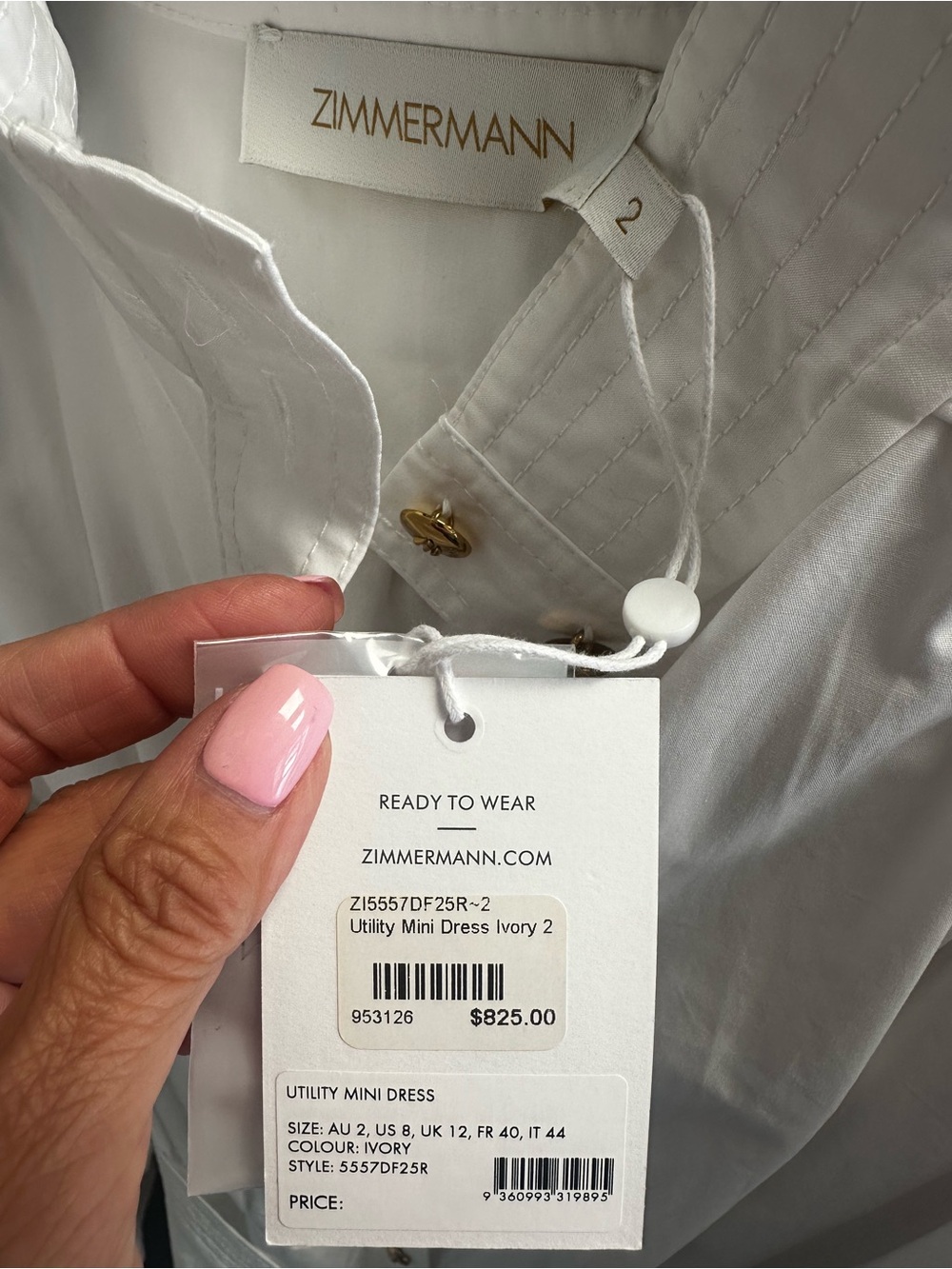 Zimmermann utility mini dress - Picture 4 of 4
